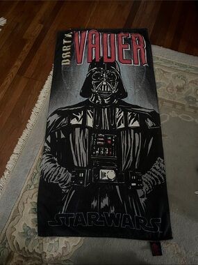 1996 Star Wars Darth Vader Beach Towel - Black & Red